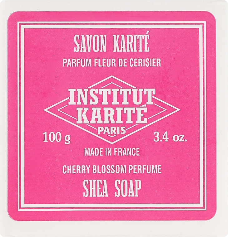 Soap - Institut Karite Fleur de Cerisier Shea Soap Cherry Blossom Perfume — photo N1