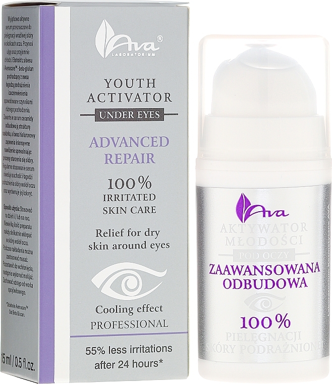 Soothing Eye Serum for Sensitive Skin - Ava Laboratorium Youth Activators Under Eyes Serum — photo N1