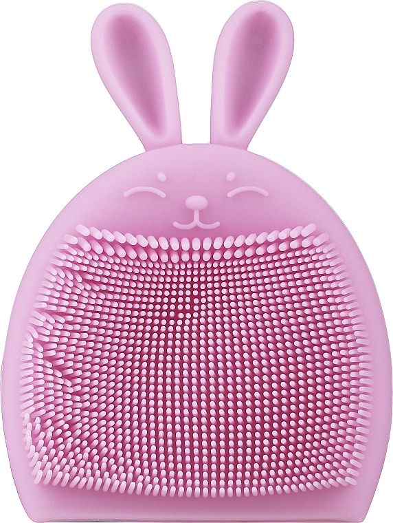 Silicone Face Cleansing Brush, light purple - Top Choice — photo N1