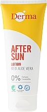 After Tanning Lotion with Aloe Extract - Derma After Sun Lotion Med Aloe Vera — photo N2