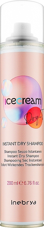 Dry Hair Shampoo - Inebrya Ice Cream Dry-T Instant Dry Shampoo — photo N1