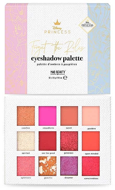 Eyeshadow Palette - Mad Beauty Disney Ultimate Princess Eyeshadow Palette — photo N1