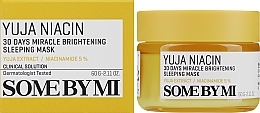 Night Tone Evening Face Mask - Some By Mi Yuja Niacin Brightening Sleeping — photo N3