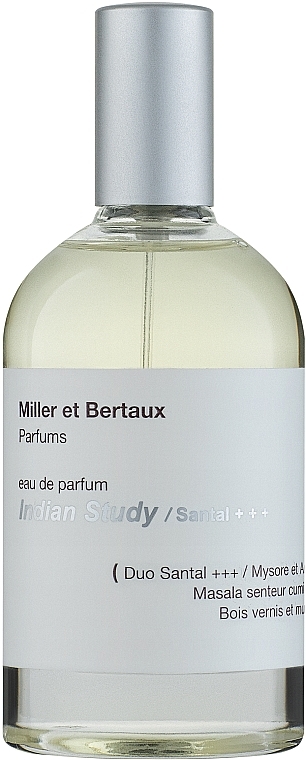 Miller et Bertaux Indian Study/Santal +++ - Eau de Parfum — photo N1