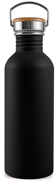 Stainless Steel Water Bottle, 1000ml, black - Bambaw — photo N1