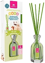 Fragrances, Perfumes, Cosmetics Pet Odor Eliminator Reed Diffuser "Garden" - Cristalinas Reed Diffuser