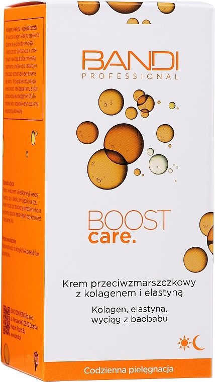 Anti-Wrinkle Collagen & Elastin Cream - Bandi Professional Boost Care Anti-Wrinkle Cream With Collagen and Elastin — photo N2