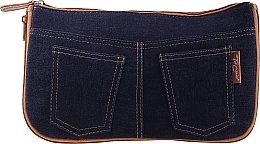 Fragrances, Perfumes, Cosmetics Makeup Bag "Real Jeans. Denim", 94545, dark-blue - Top Choice