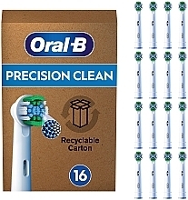 Fragrances, Perfumes, Cosmetics Replaceable Sonic Toothbrush Head, 16 pcs - Oral-B Precision Clean