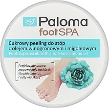 Fragrances, Perfumes, Cosmetics Grape & Almond Oils Foot Sugar Peeling - Paloma Foot SPA 