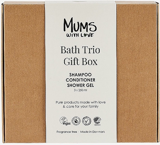 Set - Mums With Love Bath Trio Gift Box (sh/250 ml + cond/250 ml + sh/gel/250 ml) — photo N1
