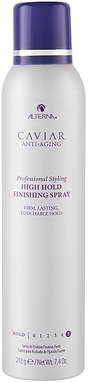 Strong Hold Hair Spray - Alterna Caviar Anti Aging Professional Styling High Hold Finishing Spray — photo N1