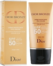 Facial Sun Cream SPF 50 - Dior Bronze Beautifying Protective Creme Sublime Glow — photo N1