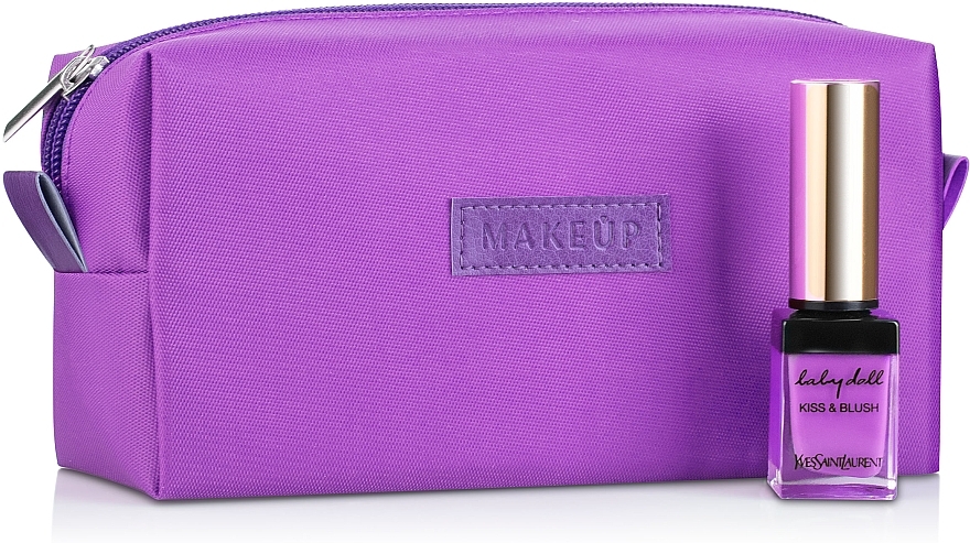 Purple Makeup Bag "Girl's Travel" - MAKEUP — photo N1