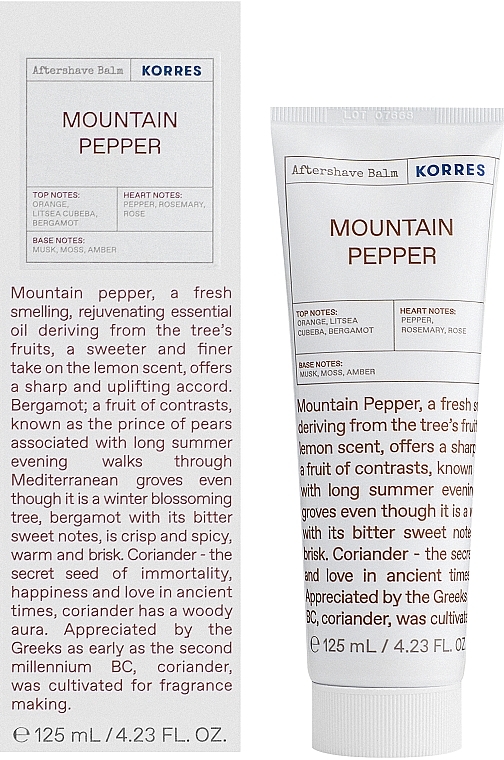 Korres Mountain Pepper - After Shave Balm — photo N2