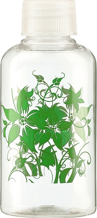 Jar with Cap, 75 ml, green flowers - Top Choice — photo N1