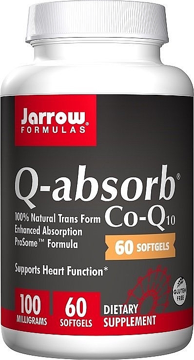 Coenzyme Q10 Softgel Capsules - Jarrow Formulas Q-Absorb 100 mg — photo N15