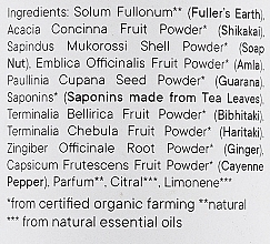 Organic Powder Shampoo "Guarana & Ritha" - Eliah Sahil Natural Shampoo Powder for Stronger Hair Roots — photo N3