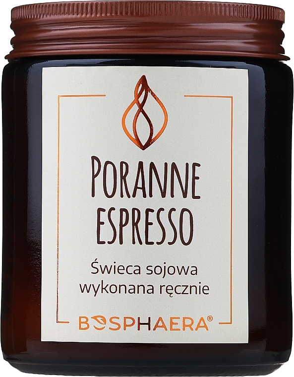 Morning Espresso Scented Soy Candle - Bosphaera Morning Espresso — photo N1