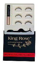 Fragrances, Perfumes, Cosmetics Magnetic Lash Set, 3 pairs of lashes & magnetic eyeliner, 2085 - King Rose