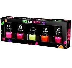 Fragrances, Perfumes, Cosmetics Set - Dermacol Neon Nail Polish(nail/lac/5x5ml)