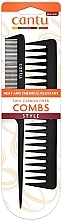 Fragrances, Perfumes, Cosmetics Comb Set, 2 pcs - Cantu Carbon Fibre Comb Set