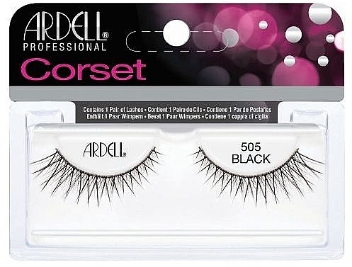 False Lashes - Ardell Lashes Corset Collection Black 505 — photo N1