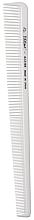 Men Plastic Comb, 00422/58, white - Eurostil Special Barber Comb — photo N4