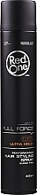 Hair Spray - Red One Hair Styling Spray Ultra Hold Full Force Redist — photo N3