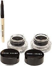 Fragrances, Perfumes, Cosmetics Set - Bobbi Brown Long-Wear Gel Eyeliner Set (eyeliner/2x3ml + eye/brush)