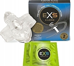 Fragrances, Perfumes, Cosmetics Condoms with Vibrating Reusable Cap - EXS G-Lover