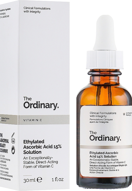 15% Ethylated Ascorbic Acid Serum - The Ordinary Vitamin C Ethylated Ascorbic Acid 15% Solution — photo N2