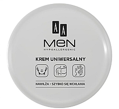 Fragrances, Perfumes, Cosmetics Universal Face, Hand and Body Cream - AA Men Universal Cream