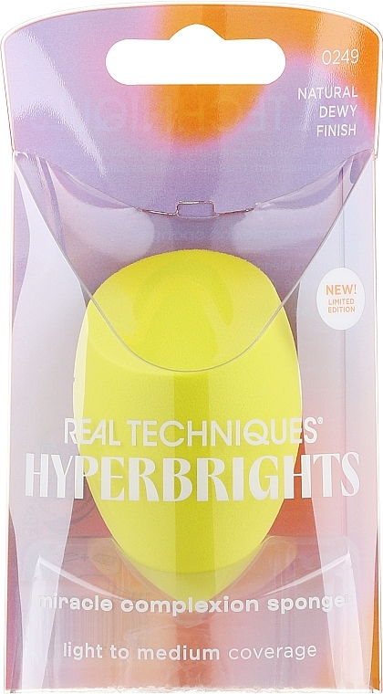 Makeup Blending Sponge - Real Techniques Hyperbrights Miracle Complexion Sponge — photo N1