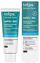 Lipid Moisturizing Face Emulsion - Tolpa Dermo Face Sebio BHL — photo N1