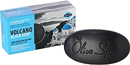 Fragrances, Perfumes, Cosmetics Black Olive Soap with Volcanic Ash - Santo Volcano Spa Black Soap