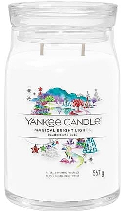 Scented Candle in Jar 'Magical Bright Lights', 2 wicks - Yankee Candle Singnature — photo N1