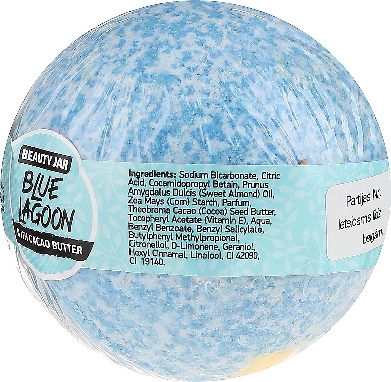 Bath Bomb with Cocoa Butter - Beauty Jar Blue Lagoon — photo N2