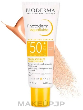 Sunscreen Foundation - Bioderma Photoderm Aquafluide SPF50+ — photo Light