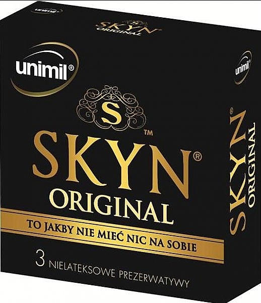 Condoms, 3 pcs - Unimil Skyn Feel Everything Original — photo N1