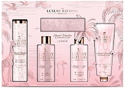 Fragrances, Perfumes, Cosmetics Set, 5 products - Grace Cole The Luxury Bathing Sweet Vanilla & Almont Glaze Set