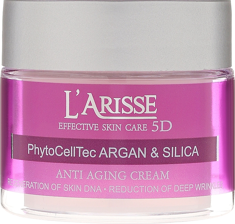 Argan Stem Cells and Silica Anti-Wrinkle Cream 70+ - Ava Laboratorium L'Arisse 5D Anti-Wrinkle Cream Stem Cells & Silica — photo N2