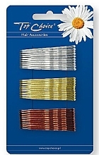 Fragrances, Perfumes, Cosmetics Hairpin 23736, silver, gold and bronze - Top Choice