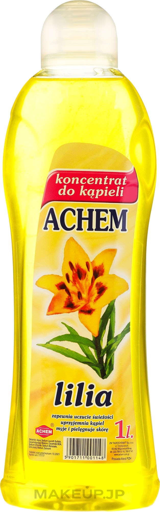 Liquid Bath Concentrate "Lily" - Achem Concentrated Bubble Bath Lily — photo 1000 ml