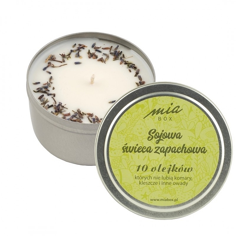 Anti-Mosquito Scented Candle '10 Oils' - Miabox — photo N1