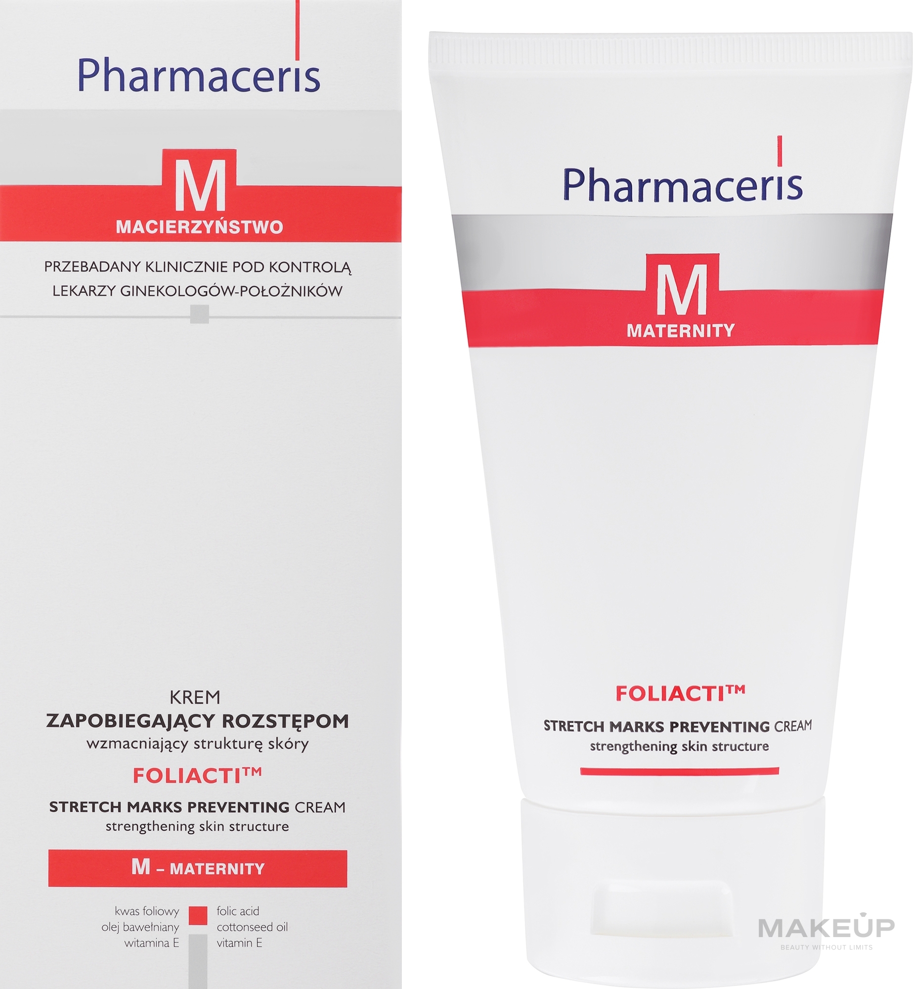 Anti-Stretches Cream - Pharmaceris M Foliacti Stretch Mark Prevention Cream — photo 150 ml