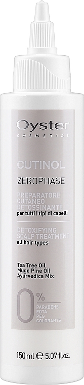 Detoxifying Scalp Shampoo - Oyster Cosmetics Cutinol Zerophase Pre-Cleansing Shampoo — photo N1