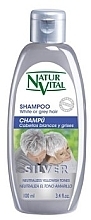 Fragrances, Perfumes, Cosmetics Shampoo for Blonde & Grey Hair - Natur Vital Silver Shampoo