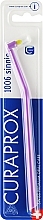 Fragrances, Perfumes, Cosmetics Single Tufted Toothbrush "Single CS 1006", lilac and yellow - Curaprox