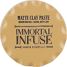 Fragrances, Perfumes, Cosmetics Matte Clay Hair Paste - Immortal Infuse Matte Clay Paste